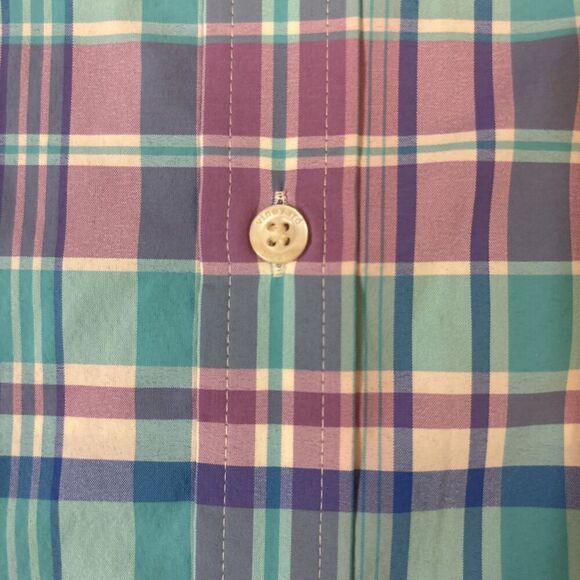 Vineyard Vines On The Go Performance Nylon Shirt Large Plaid - Picture 7 of 8